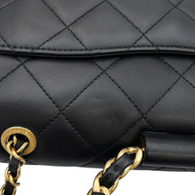 Load image into Gallery viewer, CHANEL Matelasse Top Handle ChainShoulder Bag BlackAS1358 Lambskin

