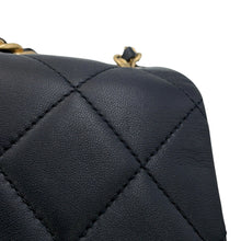 Load image into Gallery viewer, CHANEL Matelasse Top Handle ChainShoulder Bag BlackAS1358 Lambskin
