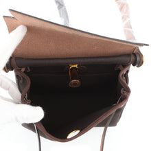 Load image into Gallery viewer, HERMES Herbag zip Ebene Toile H Vache Hunter Leather Size Mini
