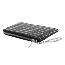 Load image into Gallery viewer, CELINE Logo Card Case Black/White10B772 PVC

