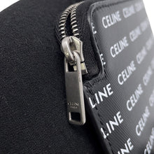 Load image into Gallery viewer, CELINE Logo Card Case Black/White10B772 PVC
