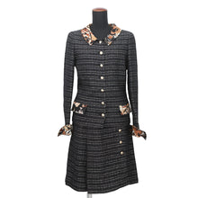 Load image into Gallery viewer, CHANEL Tweed Setup Size 36 Black/BeigeP25499W03501 Cotton Lin
