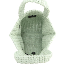 Load image into Gallery viewer, PRADA Crochet Tote Bag Green1BG422_2A2T_F0934 Raffia Size Small
