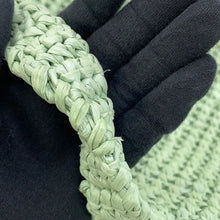 Load image into Gallery viewer, PRADA Crochet Tote Bag Green1BG422_2A2T_F0934 Raffia Size Small
