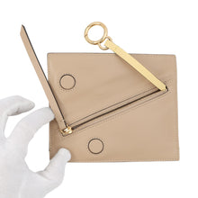 Load image into Gallery viewer, FENDI Nano Flip ChainPouch Yellow/Camel7AS285 Leather

