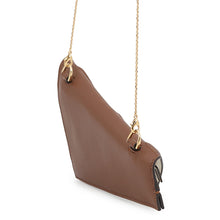 Load image into Gallery viewer, FENDI Nano Flip ChainPouch Brown/Ivory7AS285 Leather
