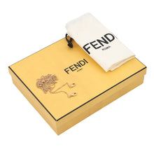 Load image into Gallery viewer, FENDI Nano Flip ChainPouch Brown/Ivory7AS285 Leather
