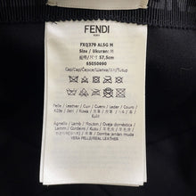 Load image into Gallery viewer, FENDI FF Logo Baseball Cap Size M/22.6" BrownFXQ379 65% Polyester, 35% Cotton
