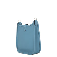 Load image into Gallery viewer, HERMES Evelyne Long New Blue Jean Taurillon Clemence Size TPM
