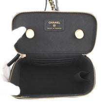 Load image into Gallery viewer, CHANEL Matelasse Vanity ChainShoulder Bag BlackAP2550 Lambskin
