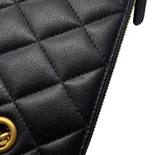 Load image into Gallery viewer, CHANEL Matelasse Vanity ChainShoulder Bag BlackAP2550 Lambskin
