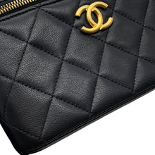 Load image into Gallery viewer, CHANEL Matelasse Vanity ChainShoulder Bag BlackAP2550 Lambskin
