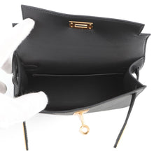 Load image into Gallery viewer, HERMES Mini Kelly 2 Black Epsom
