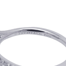 Load image into Gallery viewer, TIFFANY&amp;Co. Soleste Cushion Cut Double Halo Engagement Ring Size Approximately No. 13 Pt950
