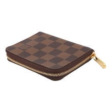 Load image into Gallery viewer, LOUIS VUITTON Zippy Coin Purse BrownN63070 Damier Ebene Canvas
