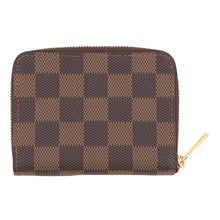 Load image into Gallery viewer, LOUIS VUITTON Zippy Coin Purse BrownN63070 Damier Ebene Canvas
