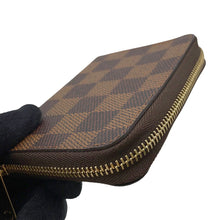 Load image into Gallery viewer, LOUIS VUITTON Zippy Coin Purse BrownN63070 Damier Ebene Canvas

