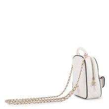 将图像加载到图库查看器中，CHANEL Matelasse Chain Backpack White/BlackAP4514 Lambskin
