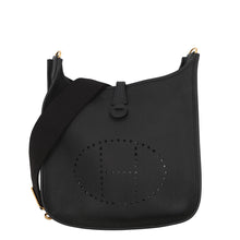 将图像加载到图库查看器中，HERMES Evelyne 3 Black Taurillon Clemence Size PM
