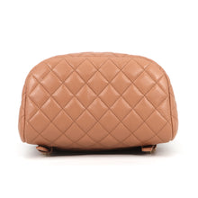 Load image into Gallery viewer, CHANEL Matelasse Backpack BrownA91121 Lambskin Size Small
