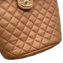 Load image into Gallery viewer, CHANEL Matelasse Backpack BrownA91121 Lambskin Size Small
