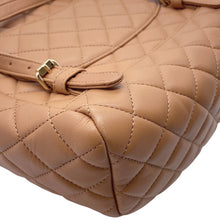 Load image into Gallery viewer, CHANEL Matelasse Backpack BrownA91121 Lambskin Size Small
