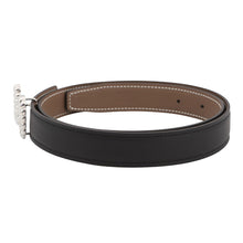 将图像加载到图库查看器中，HERMES Belt Buckle Parade &amp; Leather Belt Kit 24 Size 70 Black/EtoupeH012161UK05 Swift Leather Epsom
