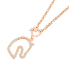 将图像加载到图库查看器中，HERMES Tonnerre Necklace PM Marong rasseH100115F Enamel Metal

