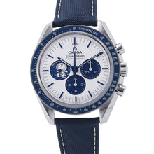 Load image into Gallery viewer, OMEGA Speedmaster 50th Anniversary Silver Snoopy Award W42mm Stainless Steel Nylon Silver Dial310.32.42.50.02.001
