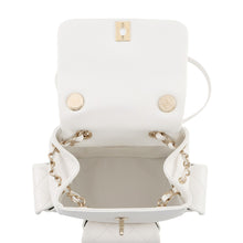 将图像加载到图库查看器中，CHANEL Matelasse Multi-Pocket Backpack WhiteAS4399 Caviar Leather
