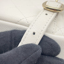 将图像加载到图库查看器中，CHANEL Matelasse Multi-Pocket Backpack WhiteAS4399 Caviar Leather
