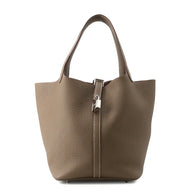 HERMES Picotin Lock Etoupe Taurillon Clemence Size MM