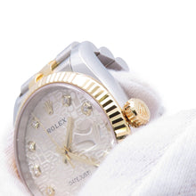 Load image into Gallery viewer, ROLEX Datejust W36mm Stainless Steel K18YG Silver Dial126233G
