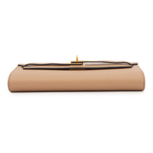 将图像加载到图库查看器中，HERMES Kelly Wallet Long Togo Verso Chai/Mauve Sylvestre Epsom
