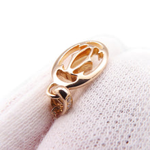Load image into Gallery viewer, CARTIER Logo Double C Diamond NecklaceB7219200 18K Pink Gold

