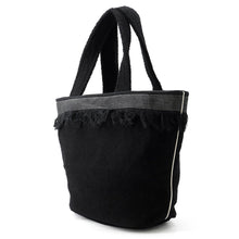 Load image into Gallery viewer, CHANEL Beach bag BlackAAB018 Cotton 100%
