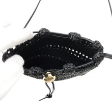 Load image into Gallery viewer, LOEWE Drawstring pocket BlackC756PHPX05 1100 Raffia
