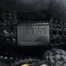 Load image into Gallery viewer, LOEWE Drawstring pocket BlackC756PHPX05 1100 Raffia

