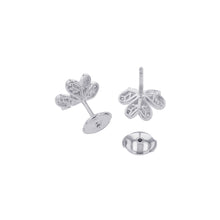 将图像加载到图库查看器中，Van Cleef &amp; Arpels Frivol Earrings mini model Size MiniVCARP3W100 18K White Gold
