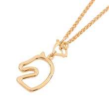 Load image into Gallery viewer, HERMES Tonnerre Necklace Size PM Black Metal
