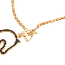 Load image into Gallery viewer, HERMES Tonnerre Necklace Size PM Black Metal
