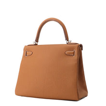Load image into Gallery viewer, HERMES Kelly Retourne Gold Togo Leather Size 28
