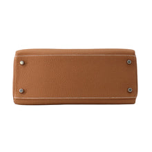 Load image into Gallery viewer, HERMES Kelly Retourne Gold Togo Leather Size 28
