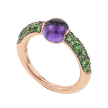 将图像加载到图库查看器中，Pomellato Mama Non Mama Ring Size 50/#10A.B502707TZOI 18K Pink Gold
