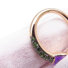 将图像加载到图库查看器中，Pomellato Mama Non Mama Ring Size 50/#10A.B502707TZOI 18K Pink Gold
