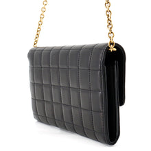 Load image into Gallery viewer, SAINT LAURENT PARIS LE MAILLON Chain Wallet Black696608 Calf LeatherLeather
