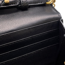 Load image into Gallery viewer, SAINT LAURENT PARIS LE MAILLON Chain Wallet Black696608 Calf LeatherLeather
