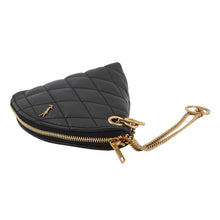 将图像加载到图库查看器中，SAINT LAURENT PARIS Sado Coin Purse Black802198 Lambskin
