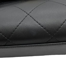 Load image into Gallery viewer, CHANEL Top handle flap Bag BlackAS5467 Calf Leather Size Large
