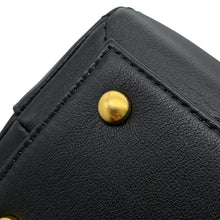 Load image into Gallery viewer, CHANEL Top handle flap Bag BlackAS5467 Calf Leather Size Large
